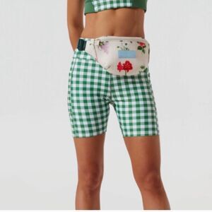 Tuckernuck TNuck Sport Trellis 6 Inch Compression Bike Short Medium gingham